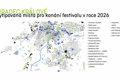 Místa pro konání festivalu